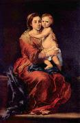 Madonna with the Rosary Bartolome Esteban Murillo